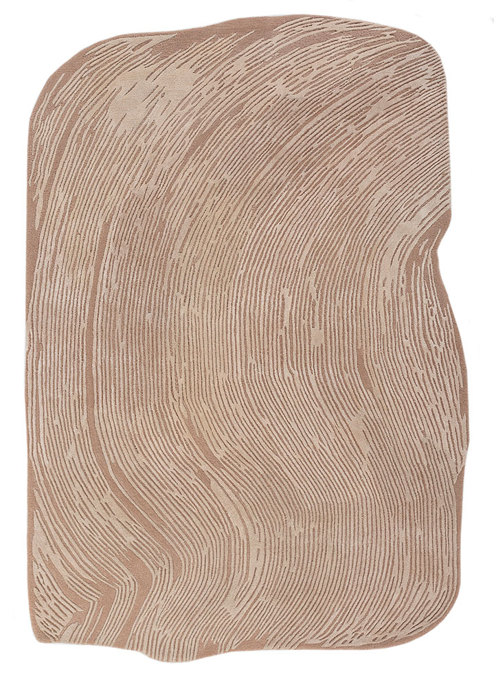  red and orange wool and viscose Hand Tufted Rug