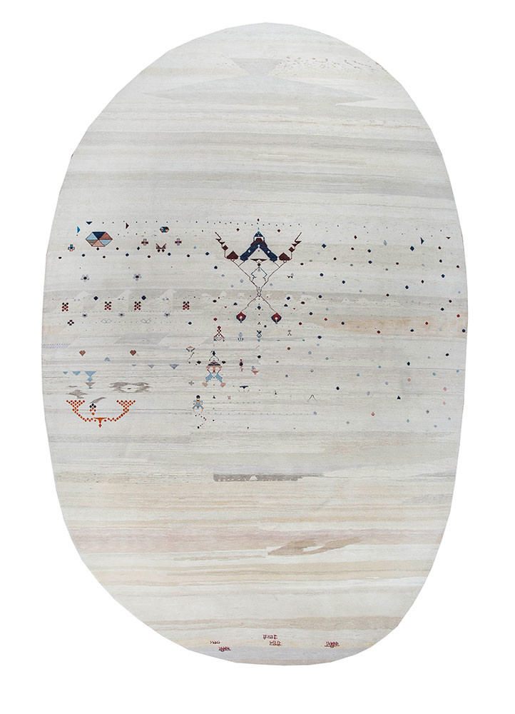 freedom manchaha ivory wool and silk Hand Knotted Rug - HeadShot freedom manchaha ivory wool and silk Hand Knotted Rug - HeadShot