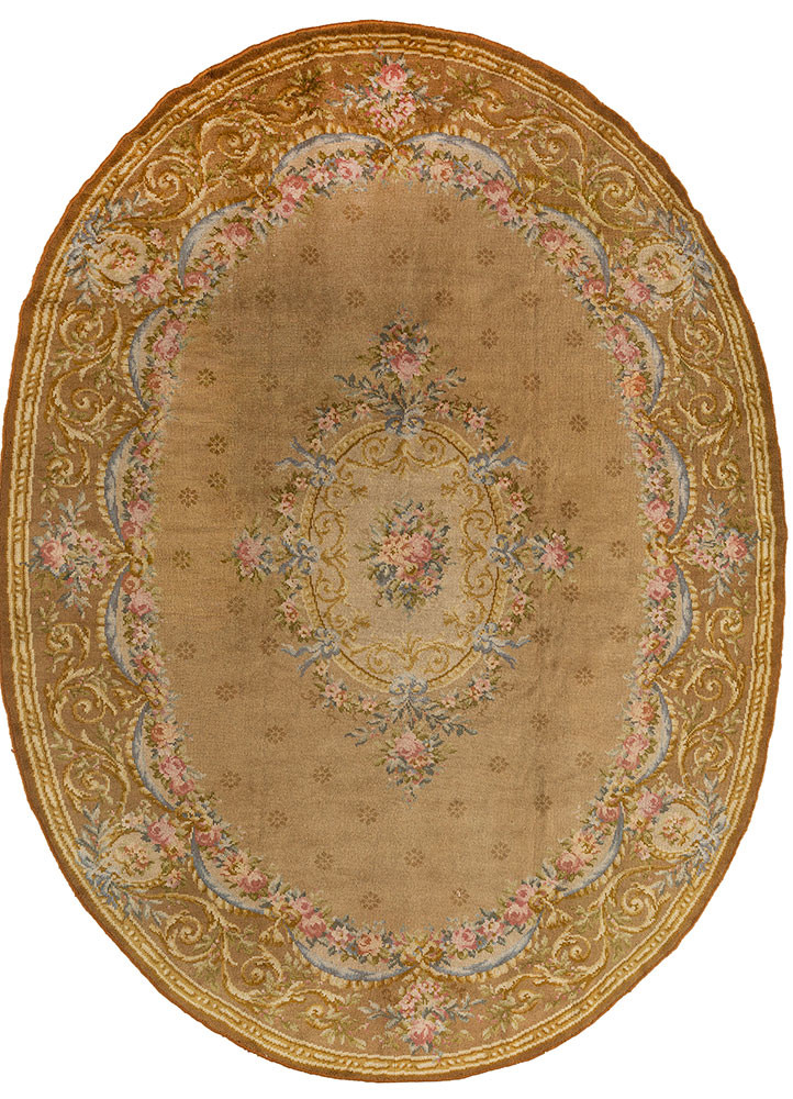 aalam beige and brown wool Hand Knotted Rug - HeadShot aalam beige and brown wool Hand Knotted Rug - HeadShot