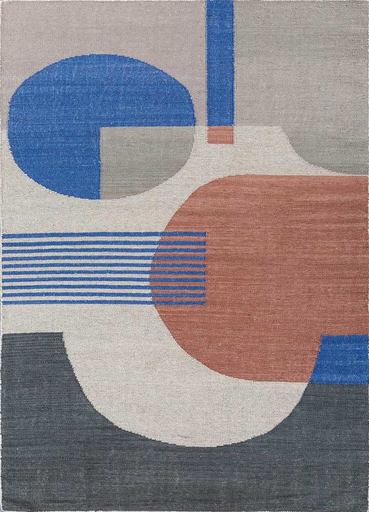  ivory wool Flat Weaves Rug