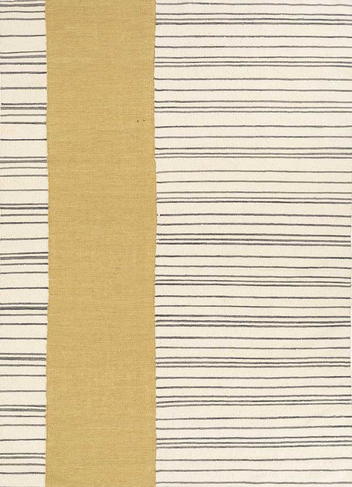 indusbar ivory wool Flat Weaves Rug - HeadShot