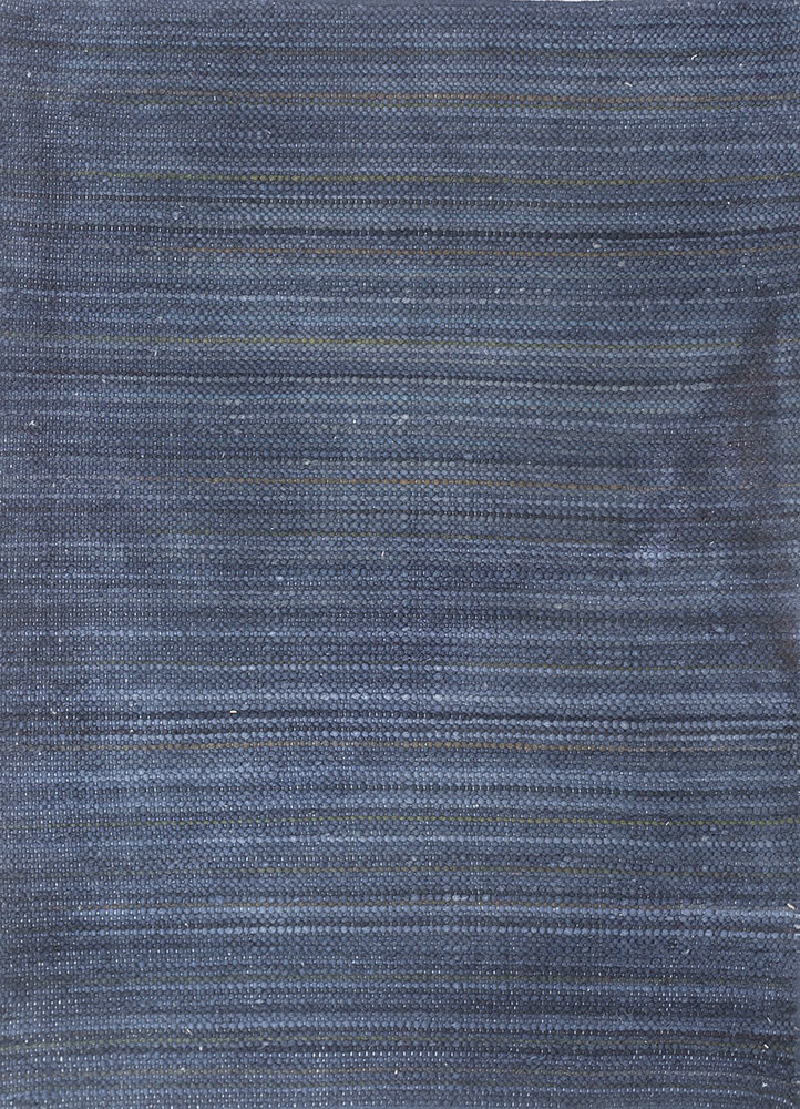 abrash blue wool Flat Weaves Rug - HeadShot abrash blue wool Flat Weaves Rug - HeadShot