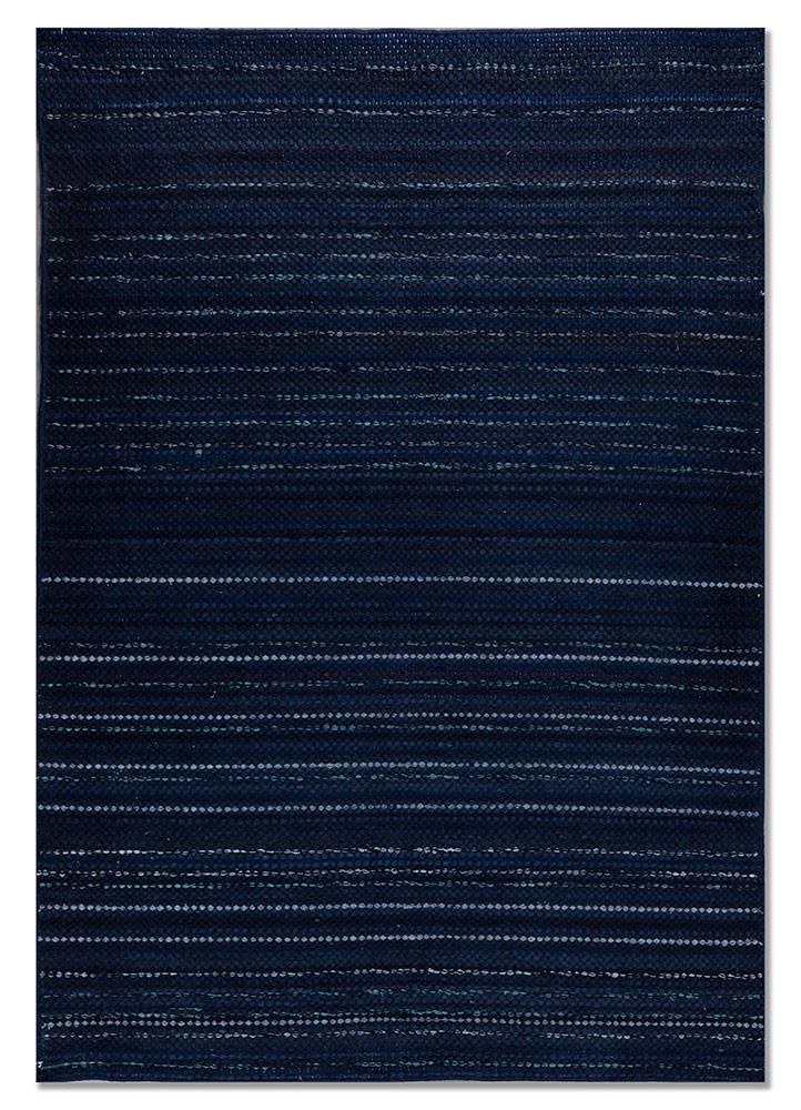  blue wool Flat Weaves Rug