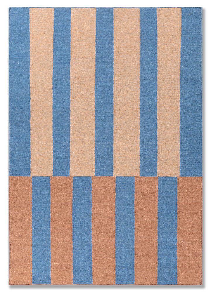  red and orange wool Flat Weaves Rug