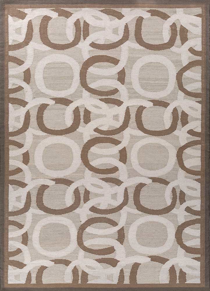  ivory wool Flat Weaves Rug