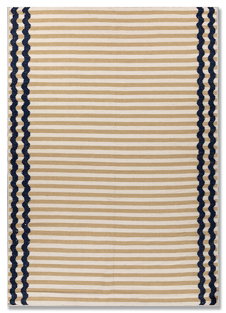  gold wool Flat Weaves Rug