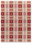 aprezo red and orange wool Flat Weaves Rug - HeadShot aprezo red and orange wool Flat Weaves Rug - HeadShot