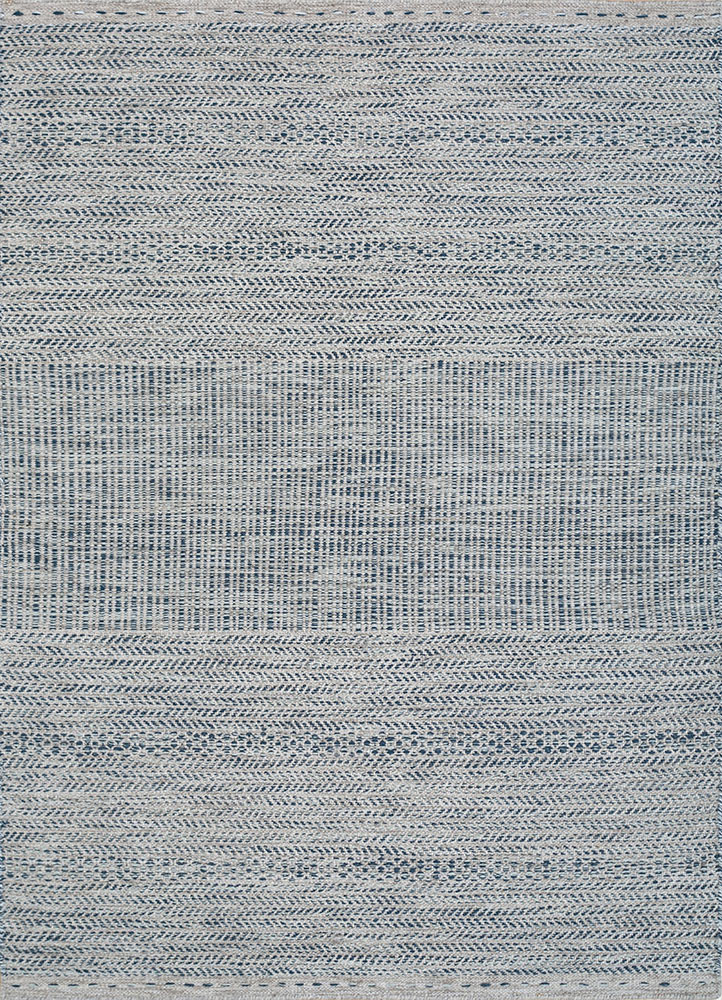  blue wool Flat Weaves Rug