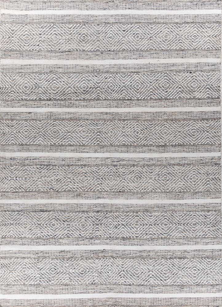  grey and black wool Flat Weaves Rug