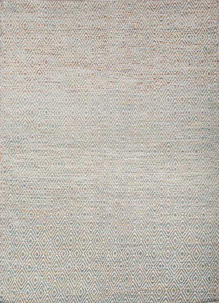  multi wool and viscose Flat Weaves Rug