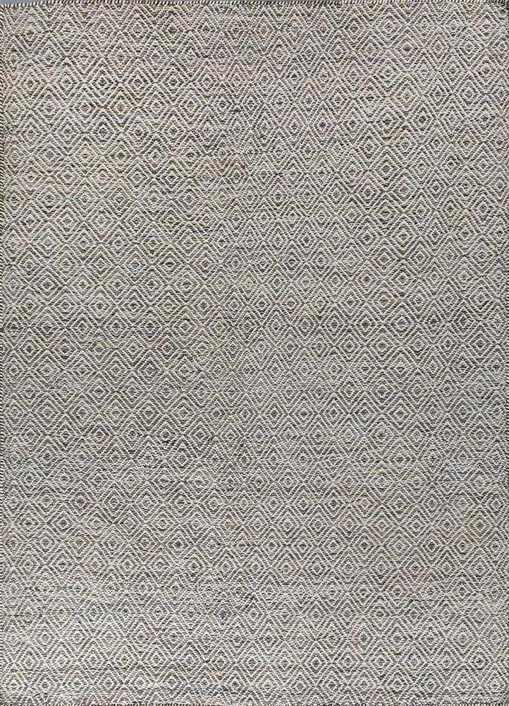  green wool and viscose Flat Weaves Rug