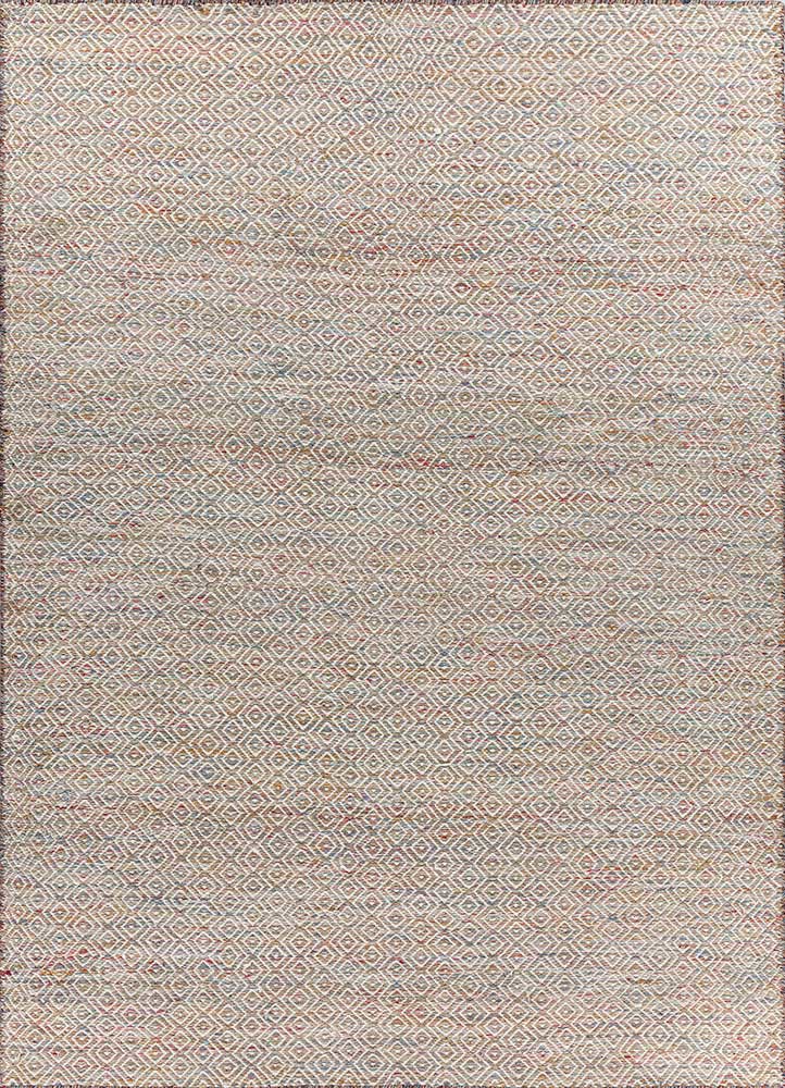  gold wool and viscose Flat Weaves Rug