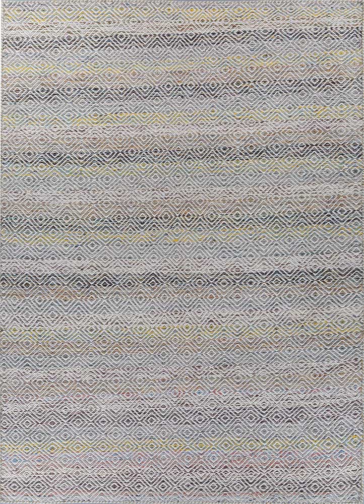  gold wool and viscose Flat Weaves Rug