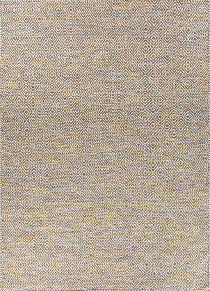  green wool and viscose Flat Weaves Rug