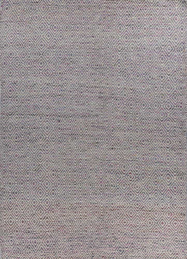  red and orange wool and viscose Flat Weaves Rug