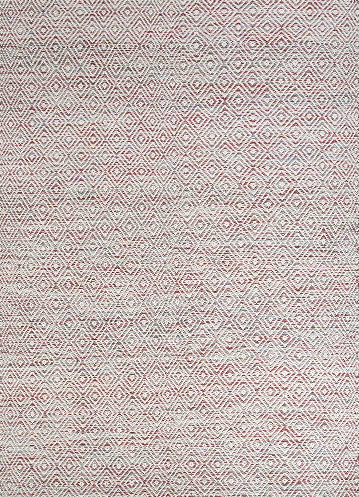  blue wool and viscose Flat Weaves Rug