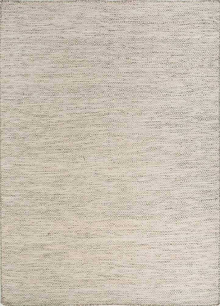  green wool and viscose Flat Weaves Rug