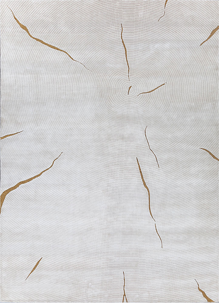 azalea ivory bamboo silk and zari Hand Knotted Rug - HeadShot azalea ivory bamboo silk and zari Hand Knotted Rug - HeadShot