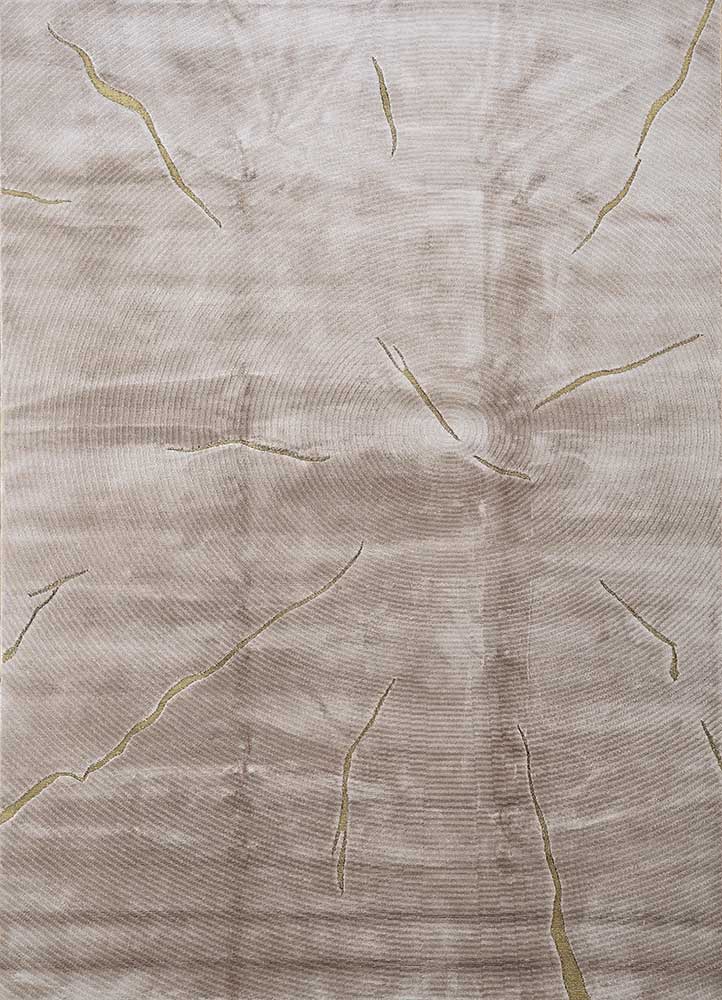 azalea ivory bamboo silk Hand Knotted Rug - HeadShot