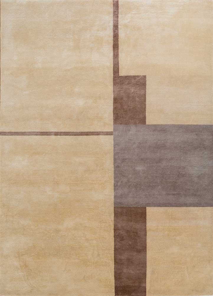  gold wool Hand Knotted Rug