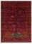 aprezo red and orange silk Hand Knotted Rug - HeadShot aprezo red and orange silk Hand Knotted Rug - HeadShot