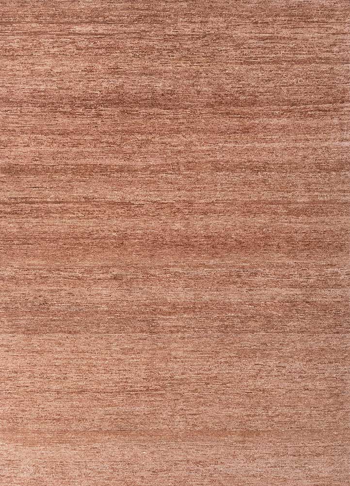 blythe red and orange afghan wool and jute Hand Knotted Rug - HeadShot