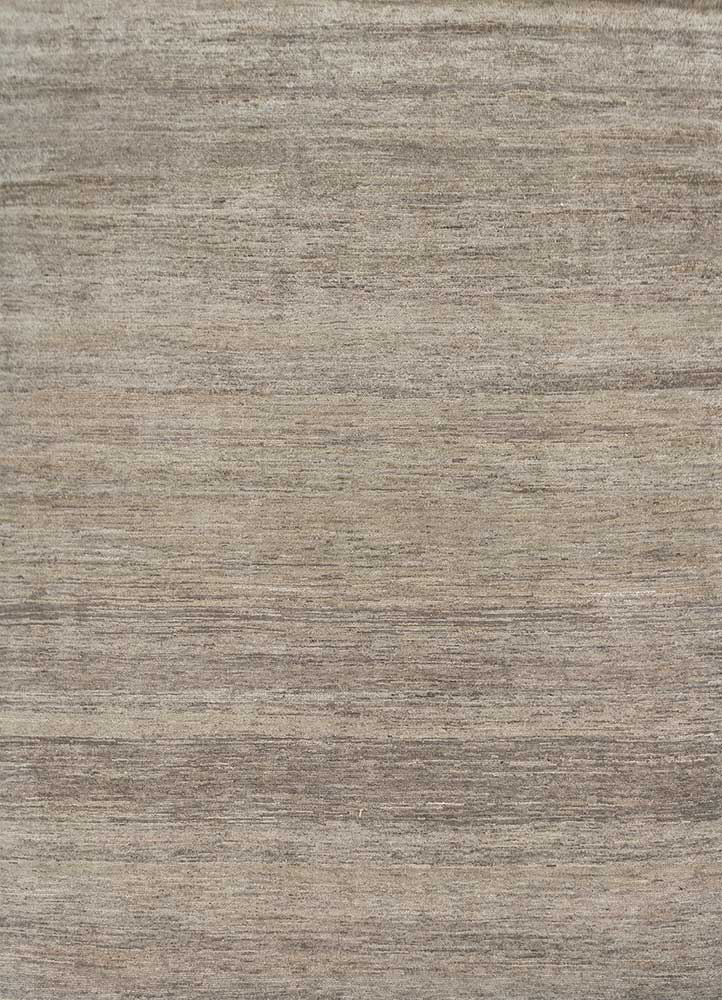  beige and brown afghan wool and jute Hand Knotted Rug