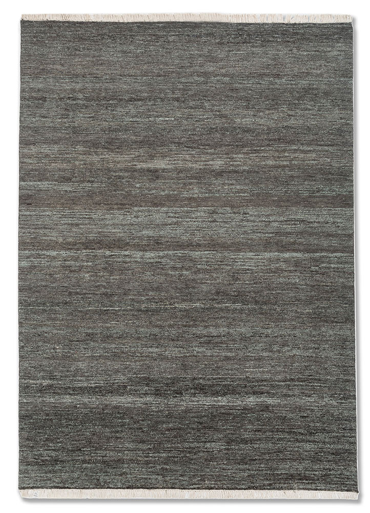bylthe blue afghan wool Hand Knotted Rug - HeadShot