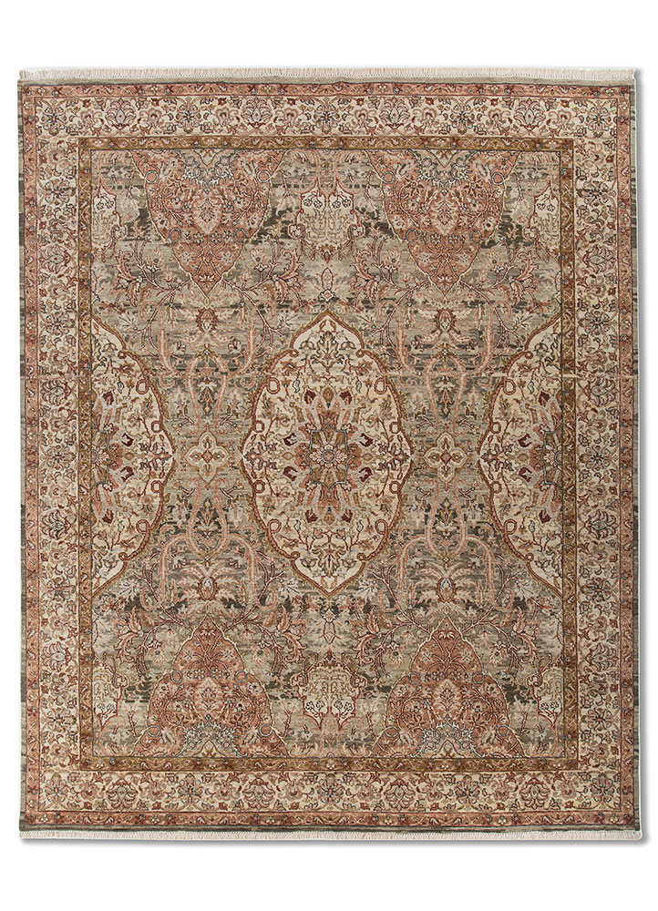 someplace in time beige and brown wool Hand Knotted Rug - HeadShot someplace in time beige and brown wool Hand Knotted Rug - HeadShot