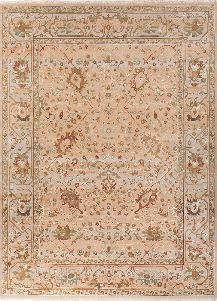  blue viscose Hand Knotted Rug