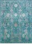 cyanna blue wool and silk Hand Knotted Rug - HeadShot cyanna blue wool and silk Hand Knotted Rug - HeadShot