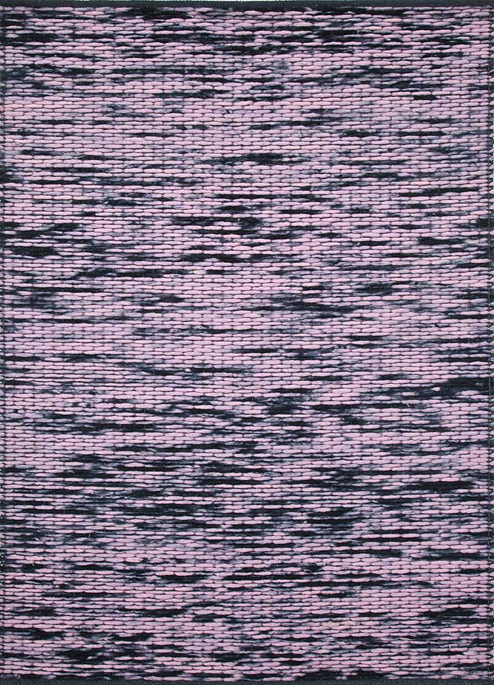 abrash pink and purple wool Flat Weaves Rug - HeadShot