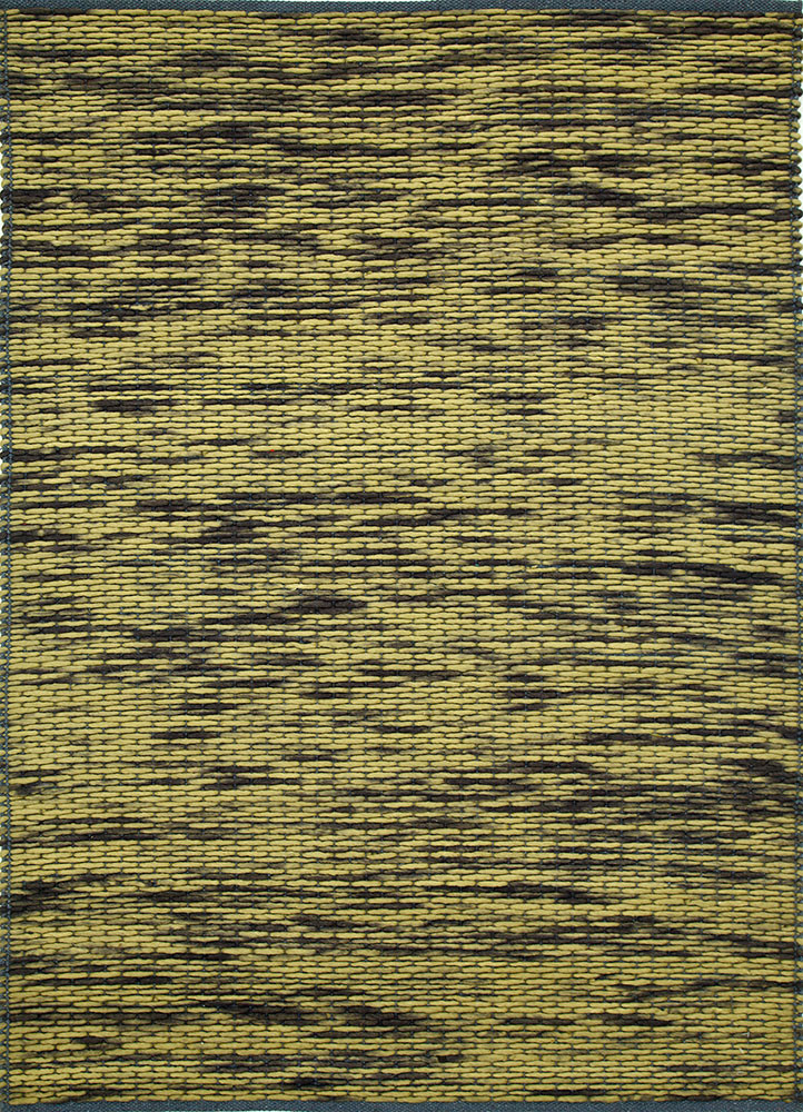  green wool Flat Weaves Rug