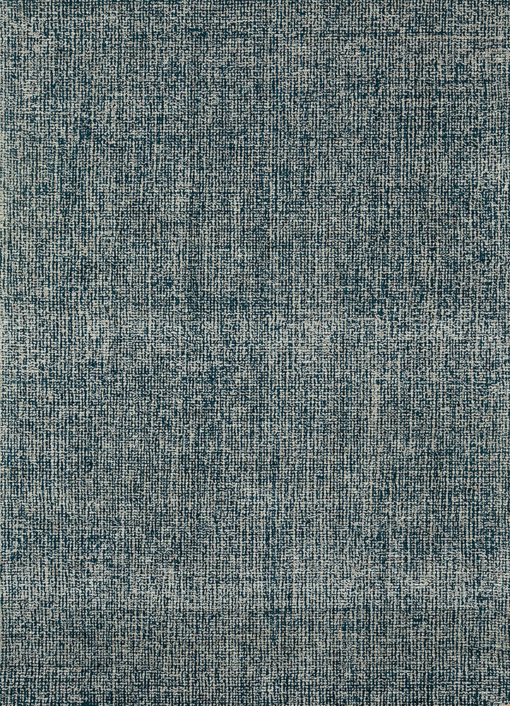 pathways blue wool Hand Tufted Rug - HeadShot