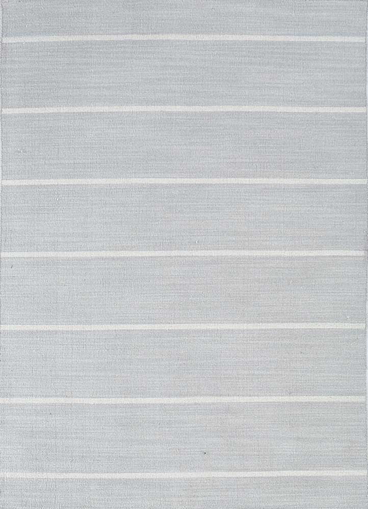 indusbar grey and black wool Flat Weaves Rug - HeadShot