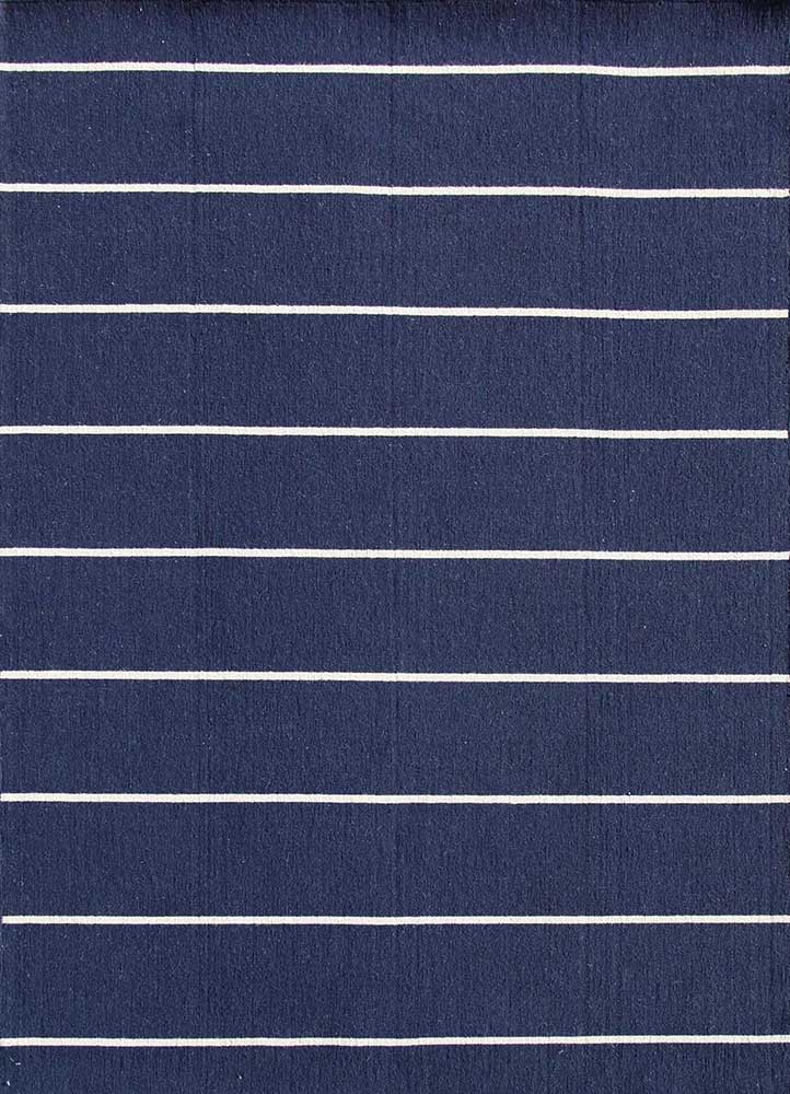  blue wool Flat Weaves Rug