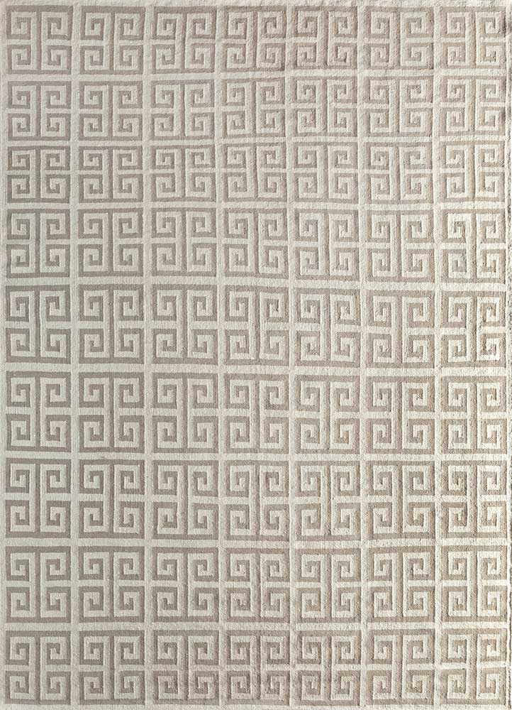 nomadic threads ivory wool Flat Weaves Rug - HeadShot