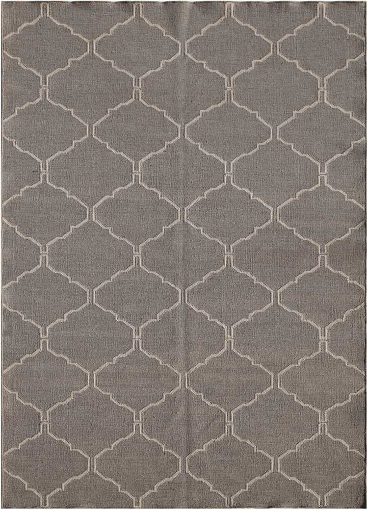 indusbar grey and black wool Flat Weaves Rug - HeadShot indusbar grey and black wool Flat Weaves Rug - HeadShot