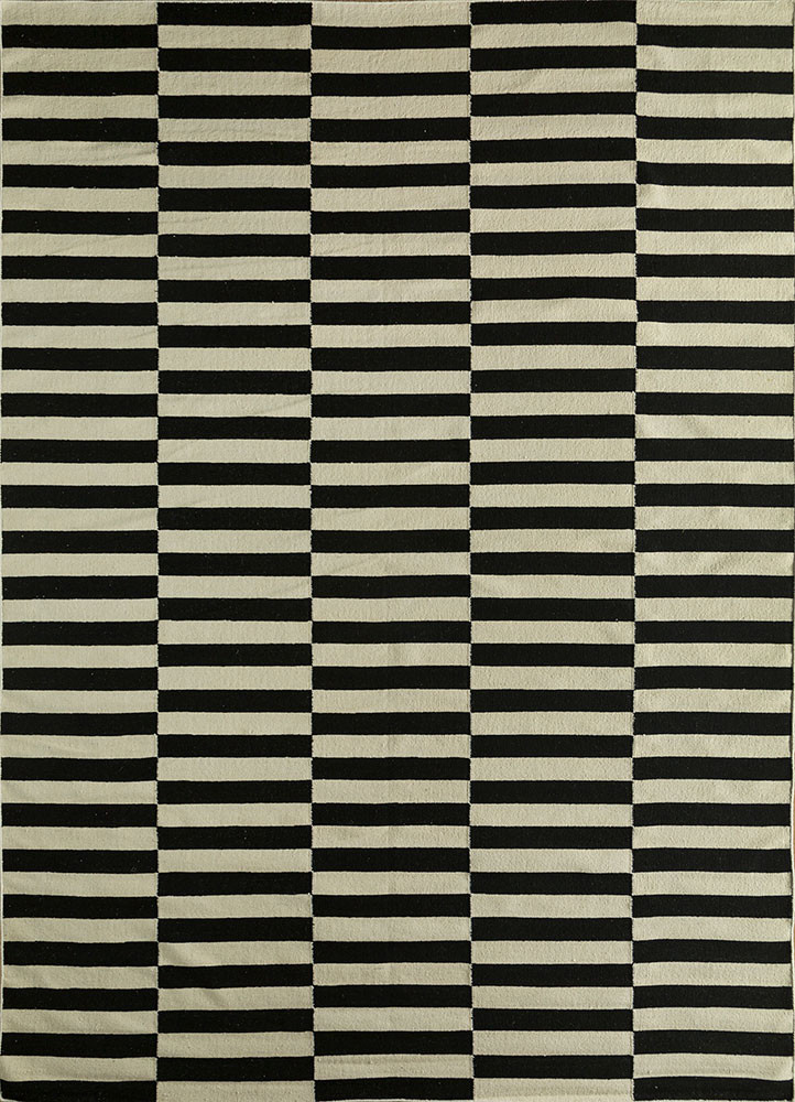  grey and black wool Flat Weaves Rug