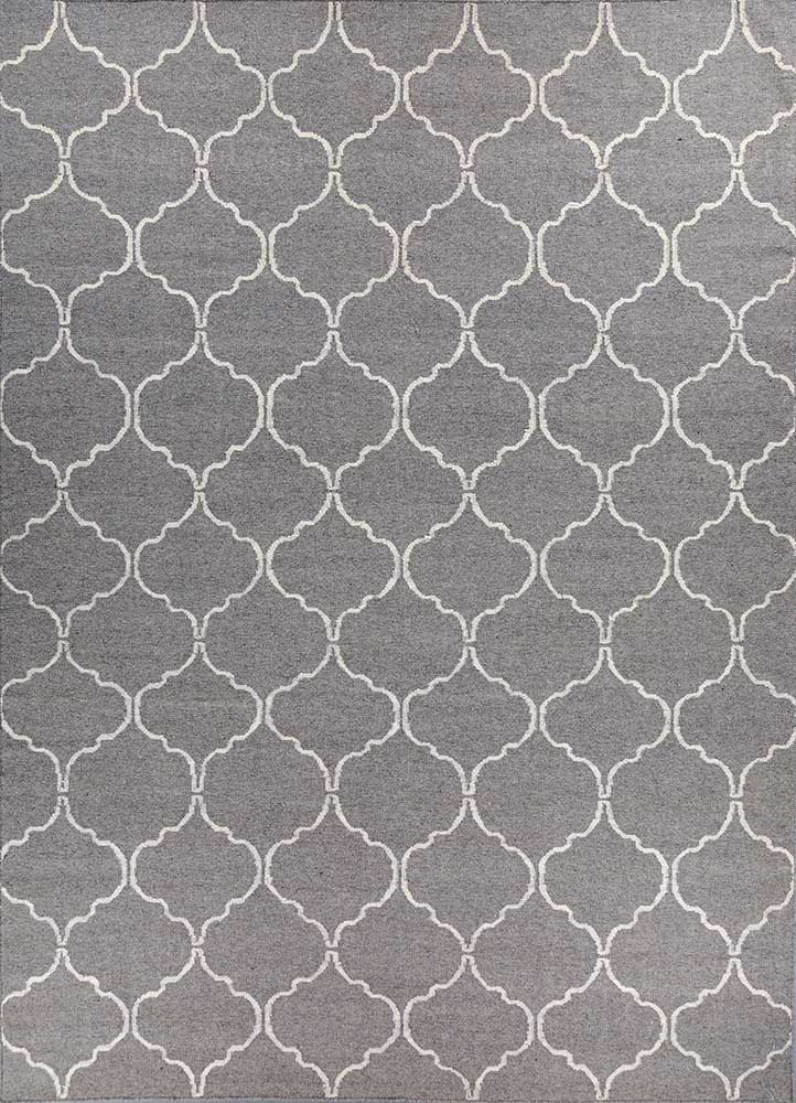  grey and black wool Flat Weaves Rug