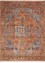 someplace in time red and orange afghan wool Hand Knotted Rug - HeadShot someplace in time red and orange afghan wool Hand Knotted Rug - HeadShot