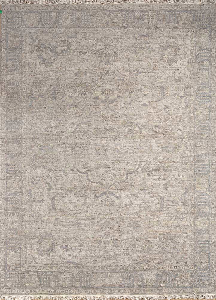  ivory afghan wool Hand Knotted Rug