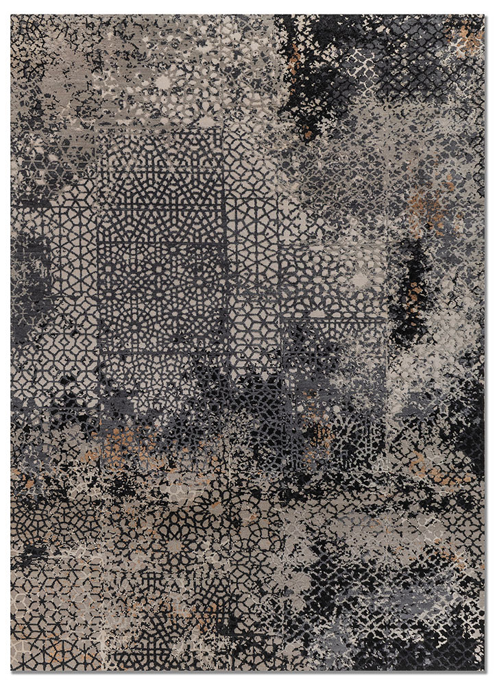 tattvam ivory wool and silk Hand Knotted Rug - HeadShot tattvam ivory wool and silk Hand Knotted Rug - HeadShot