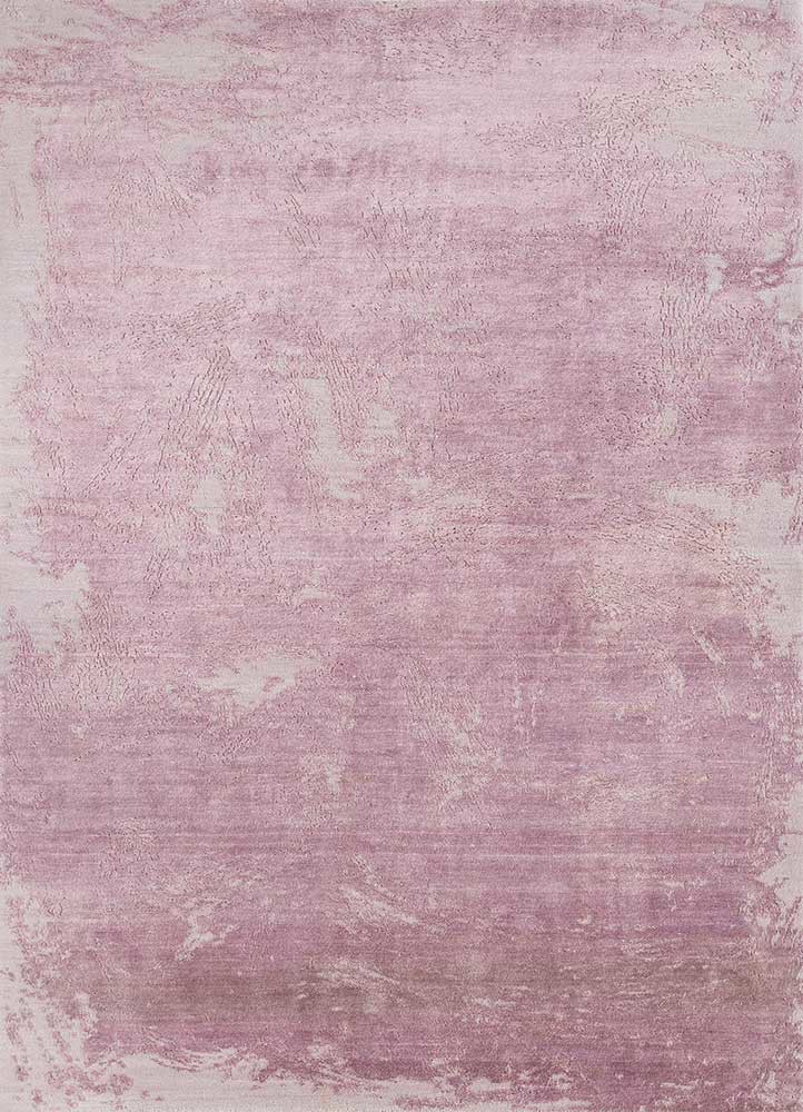  red and orange wool and silk Hand Knotted Rug