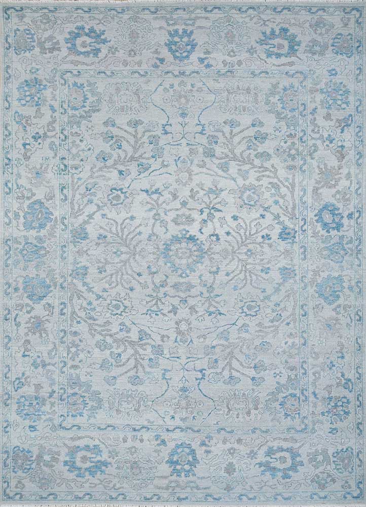 erbe blue wool Hand Knotted Rug - HeadShot erbe blue wool Hand Knotted Rug - HeadShot