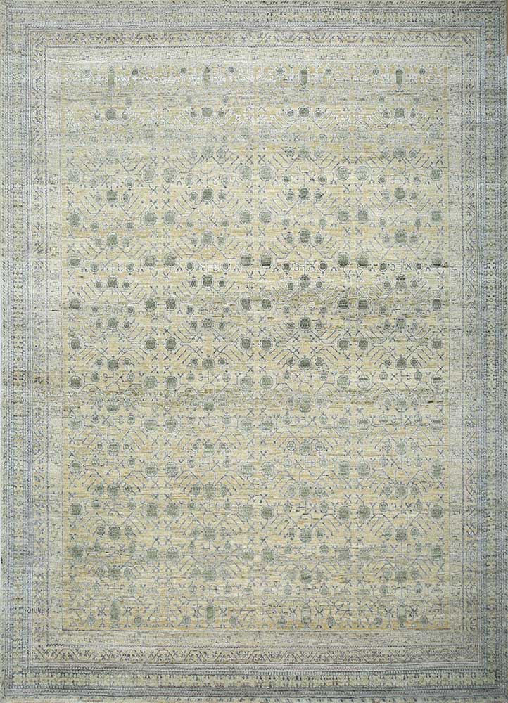 viscaya gold wool Hand Knotted Rug - HeadShot