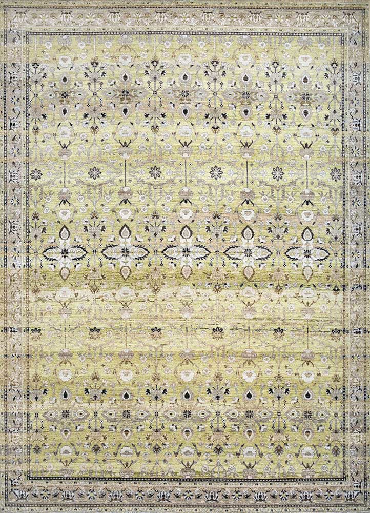  green afghan wool Hand Knotted Rug