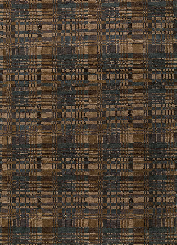 pansy beige and brown wool and silk Hand Knotted Rug - HeadShot pansy beige and brown wool and silk Hand Knotted Rug - HeadShot