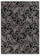gilded age grey and black wool Hand Knotted Rug - HeadShot gilded age grey and black wool Hand Knotted Rug - HeadShot