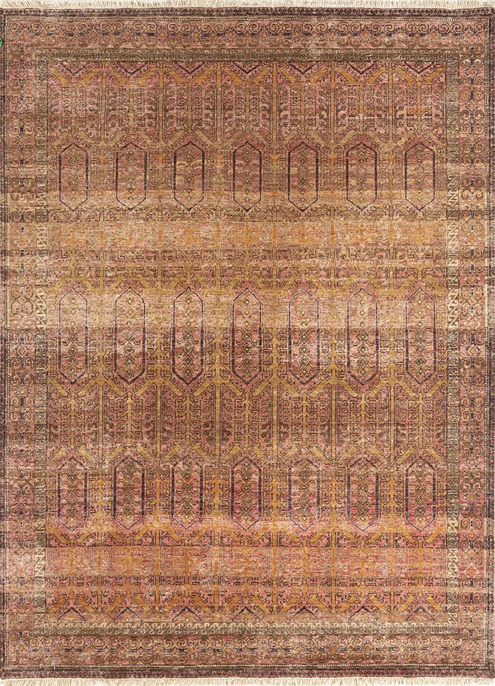 viscaya red and orange wool Hand Knotted Rug - HeadShot viscaya red and orange wool Hand Knotted Rug - HeadShot